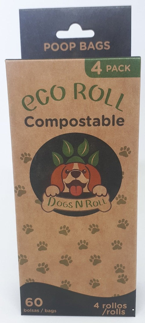 Planet Poop Bolsas compostables para excrementos de perro para mascotas  pequeñas, rollo individual grande, 200 tamaños mini Grab & Go, bolsas